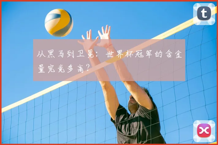 从黑马到卫冕：世界杯冠军的含金量究竟多高？