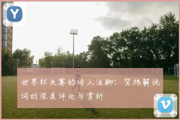 世界杯决赛的诗人注脚：贺炜解说词的深度评论与赏析